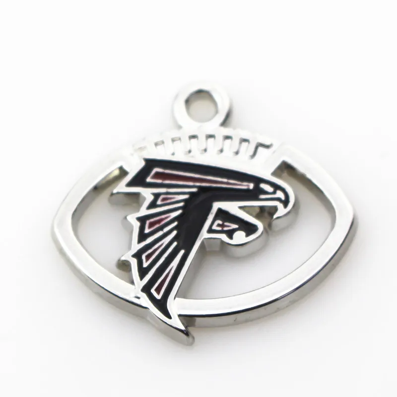 

12pcs Football Sports Atlanta Falcons Charms Dangle Hanging Charms DIY Jewelry pendants Floating charm