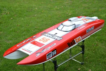 

New DTRC G30E Hell Cat Catamaran 30CC Fiberglass Gasoline Racing Boat with 30CC Gasoline Engine