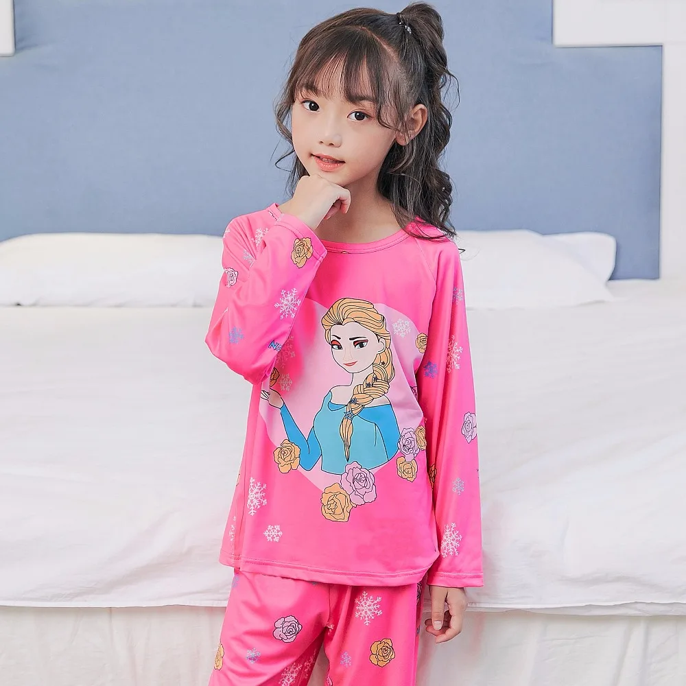 Children's pajamas set girls' clothing spring and autumn long sleeve