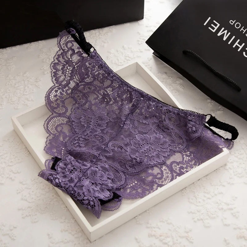 

Wholesale manufacturer undertakes Tmall ms to Europe and the United States lace underwear briefs the low cotton