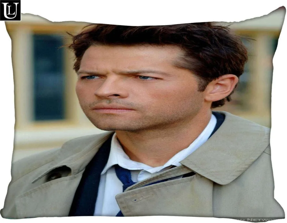 Изготовленный На Заказ Misha Collins Прямоугольная подушка крышка Размеры 45x35 см (с