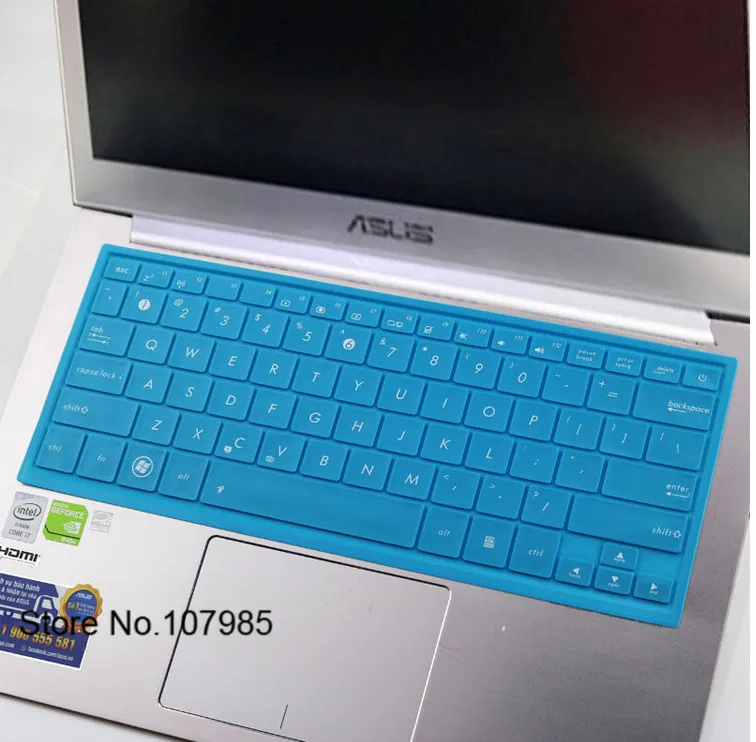 14 дюймов чехол для клавиатуры ноутбука протектор кожи для ASUS ZenBook UX430UA UX430/VivoBook флип TP401CA ультратонкий ноутбук 14'' - Цвет: AllBlue