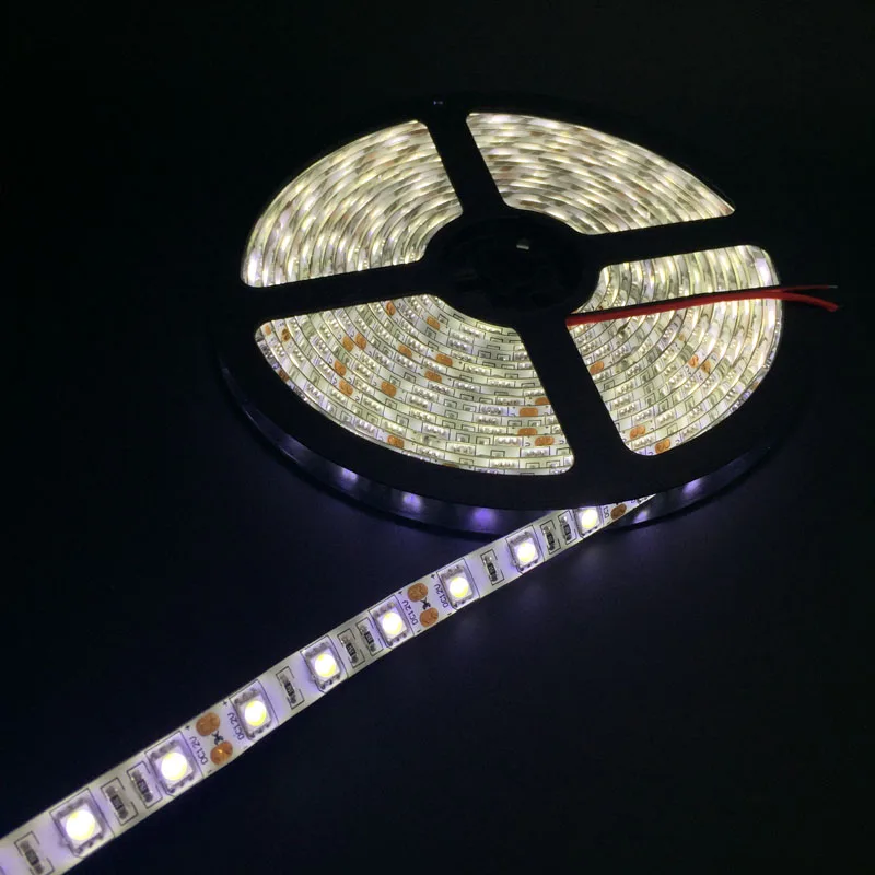 Гибкий Светодиодные ленты светильник SMD 5050 IP65 Водонепроницаемый 60LED/м DC12V