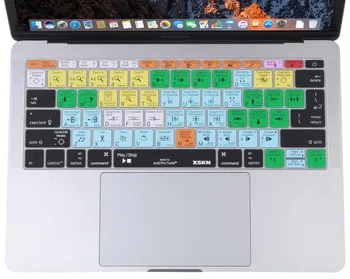 

XSKN Smart Skin, for Avid Pro Tools Shortcut Keyboard Cover Tutorial Silicone Skin Cover for Macbook 12 inch A1534, US EU Layout