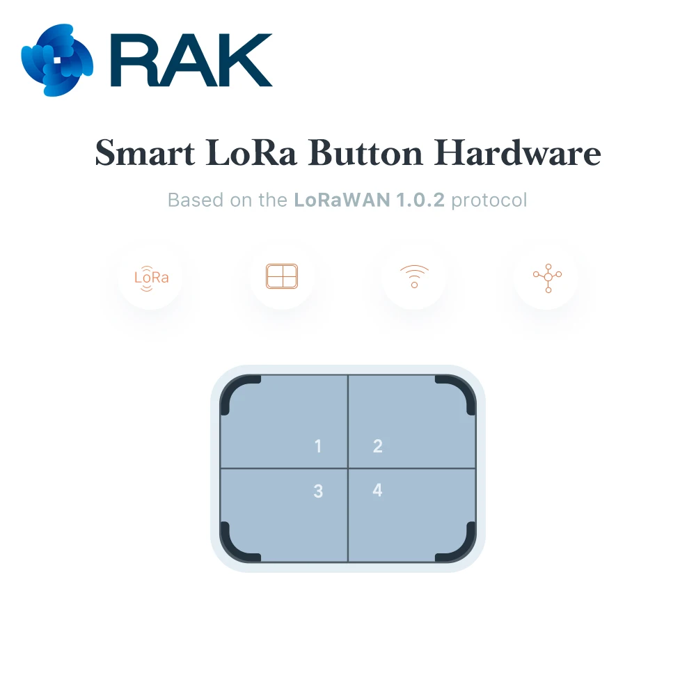 LoRa/LoRaWAN Программная кнопка с Nodered tutorial, поддержка AS923, 868/915 МГц, интеллектуальная кнопка для IoT LoRa