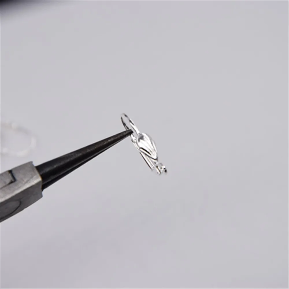 

200PCS Fine Jewellery Components Genuine 925 Sterling Silver Handmade Beadings Findings Earring Hooks Shell decoration Fittings