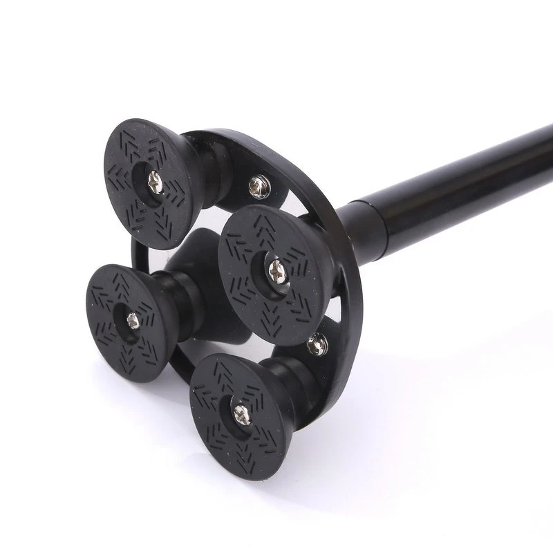 Aluminum Alloy Folding Light Cane Hand Crutch Elderly Telescopic Four-legged With a Lamp Non-slip Safe Reliable Walking Stick