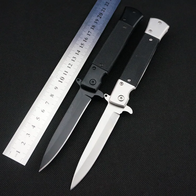 

Folding Blade Knife Tactical Knives Rescue survival knife Steel with G10 handle Camping Hunting knife 2 colors Free shipping