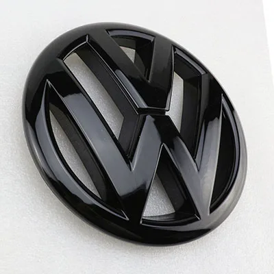 Logotipo do Carro Emblema para vw Gloss Preto Frente Grill Emblema Substituição Volkswagen Tiguan 2009 2010 2011 2020 145mm 3 Cheap Emblemas