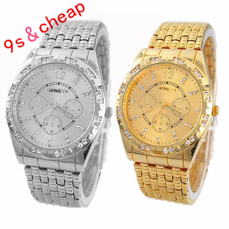 

2017 New Women Casual Watches Luxury Brand Men Watch Analog Quartz WristWatch Diamond Steel Band Watch Relogios Masculino#160717