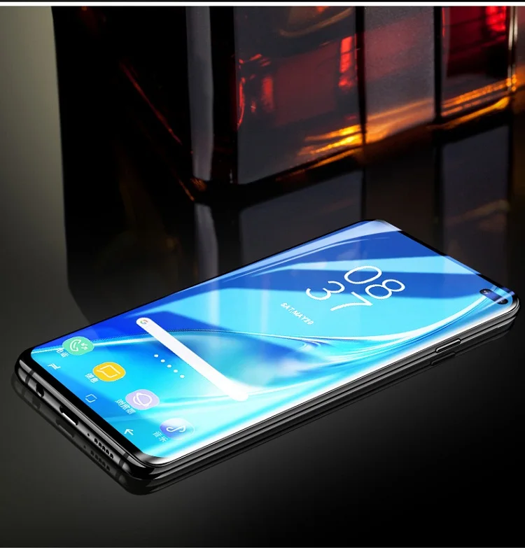 9D мобильный телефон защитная пленка для samsung S10 S10 плюс полноэкранная крышка вода пропитанная гелем пленка для samsung S9 S8 plus S7 S6 edge