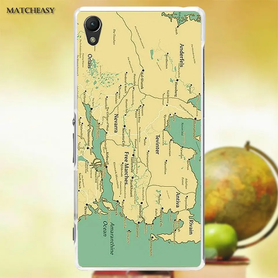 Oedmeb Dragon Age 2 Map For Sony Xperia Z Z1 Z2 Z3 Z4 Z5 Compact Mini M2 M4 M5 T3 E3 Xa Soft Tpu Luxury Half Wrapped Cases Aliexpress