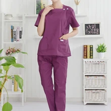 Пользовательские мода Slim Fit Хлопок медицинские доктора скраб наборы Больницы Хирургическая Униформа костюмы медсестры/медбрата лабораторная одежда