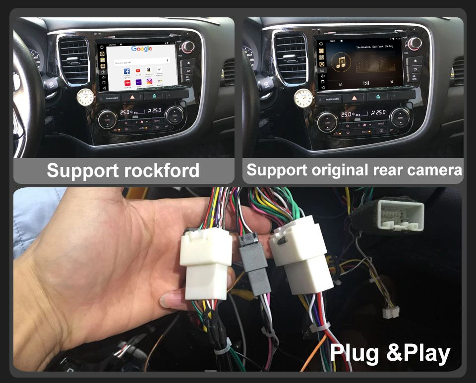 Flash Deal Android 9.0 Car Stereo Buit-in DSP 9" Touch Screen for Mitsubishi Outlander 2015 2016 2017 2 Din 64G ROM 4G RAM Car Bluetooth 2