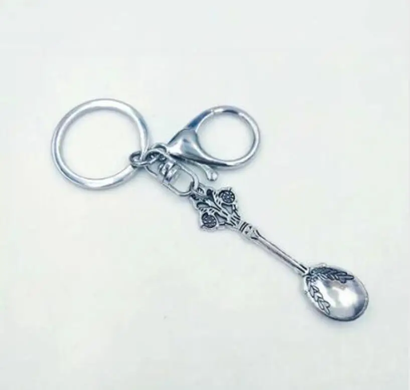 

Alice Wonderland Crown Tea Spoon /Mushroom / Clock Charms Handbag Car Key Holder Keyring Keychain Party Wedding Birthday Gift