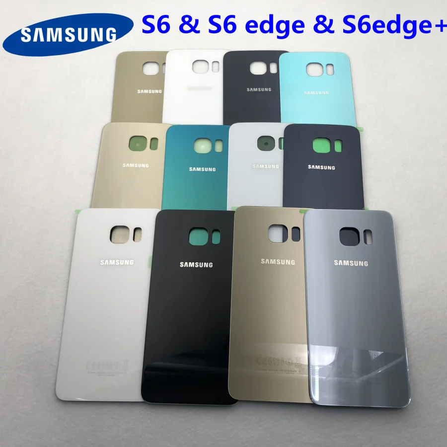 Для samsung Galaxy S6 S6edge S6 edge+ Задняя 3D стеклянная крышка для батареи, чехол для замены S6 G928F G920F G925F