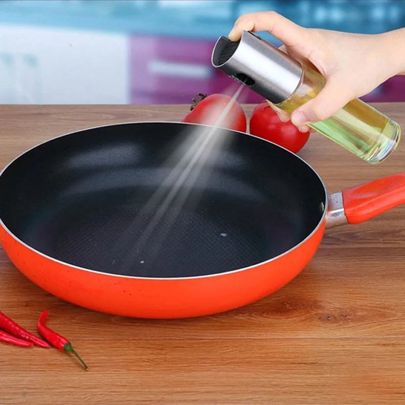 Отличный Стекло оливковое масло бутылка для распыления масла соевый соус