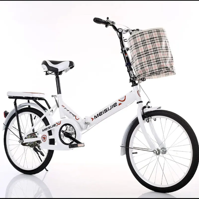 Top Folding  20 Inches Bike Hard Frame Color Cushion Rear Brake Children damping bicycle 2