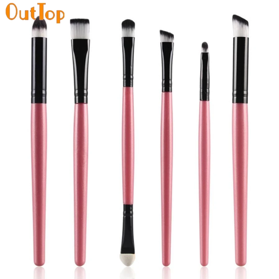 Кисть для макияжа OutTop ColorWomen 6 шт. косметическая губ кисть теней век женщин красоты