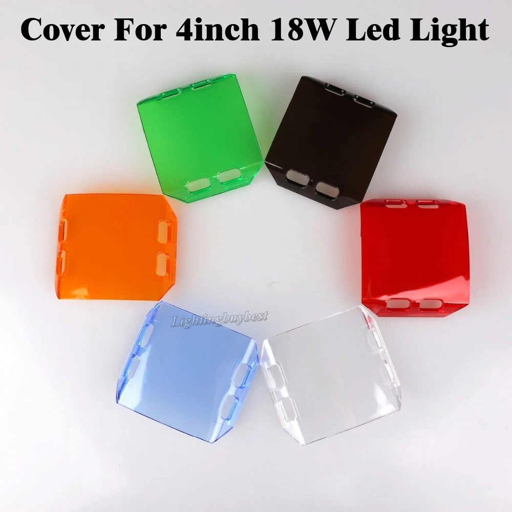 4pcs 2.6inch Headlight Dust Cover For 4 INCH 18W Led Work Light