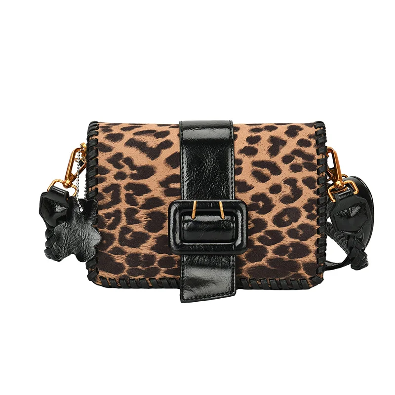 Luxury Brand Women Handbag Bag Leopard Print Women Bags Chain Ladies