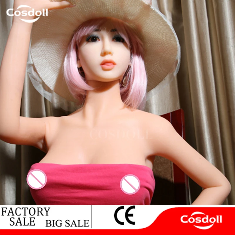 Cosdoll 158 см рот открытые большие груди силиконовые секс куклы с металлическим