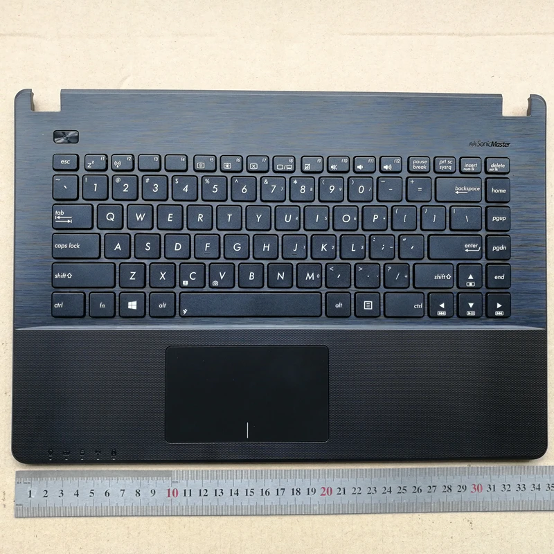 

US new laptop keyboard with touchpad palmrest for ASUS X450 X450V X452M K450C A450C W418L Y481L English black