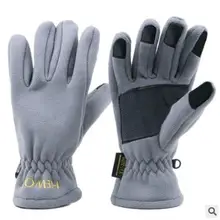 Наружные мужские и женские зимние теплые флисовые перчатки ветрозащитные нескользящие перчатки для верховой езды
