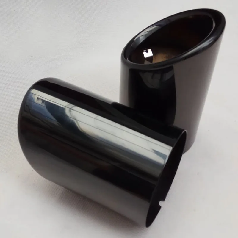 Глушитель выхлопной трубы из нержавеющей стали для Mazda CX-5 cx 5 cx5 kf 2012 2013 аксессуары - Цвет: Черный