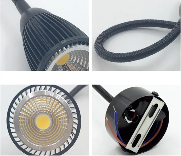 20 штук dimmable удара потолочные Светодиодный прожектор светильники 3 Вт 5 Вт 7 Вт 10w15w поверхностного монтажа Освещение в помещении 360- градусов