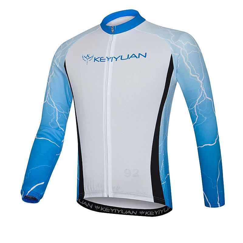 KEYIYUAN cycling suits men long sleeve cycling clothing breathable coat