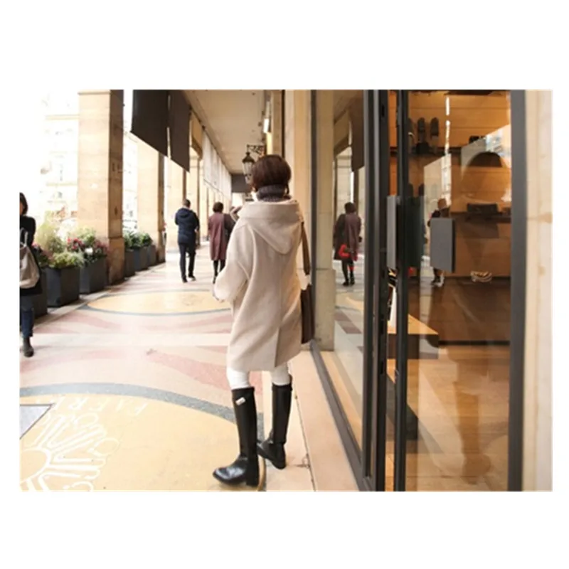 En Manteaux Plus Laine Vestes Casual De Long A145 Grey Manches 2017 Dames grey Mélanges Cotton Hiver Longues Yagenz Printemps Survêtement Light Manteau Femmes À BxwfqpX0