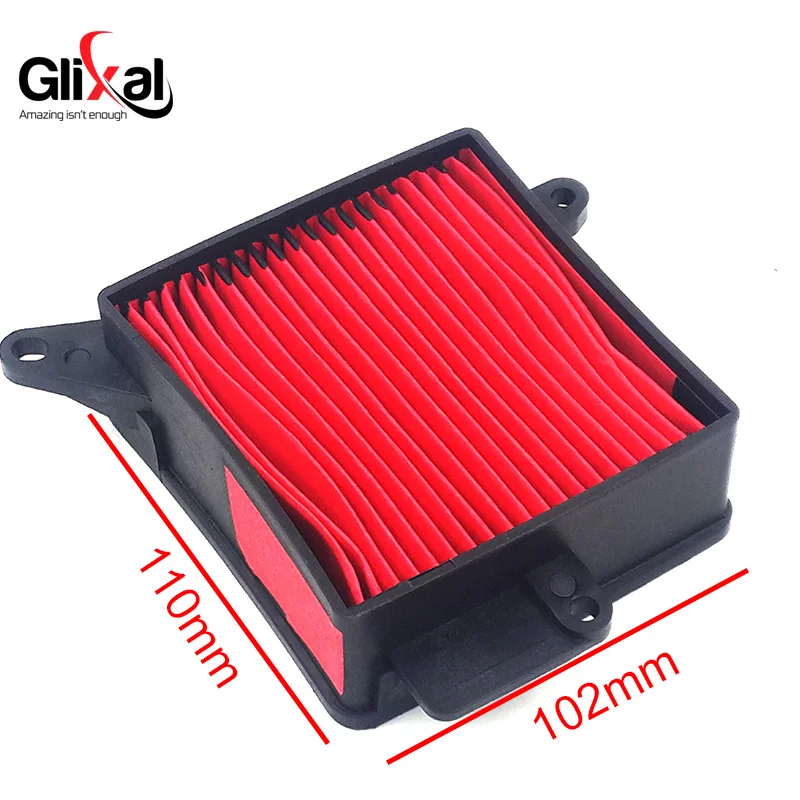Glixal GY6 125cc 150cc скутер воздушный фильтр элемент для 152QMI 157QMJ двигатель Мопед ATV Go-Kart