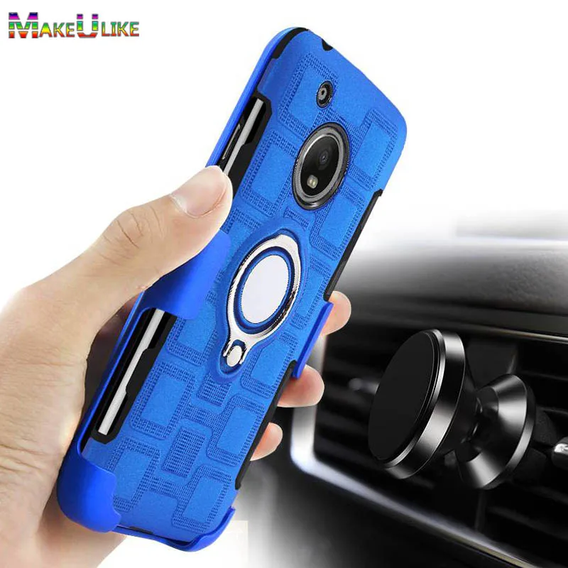 

MAKEULIKE Ring Back Case For Motorola Moto G4 G5 G5S Plus Cover TPU Armor Phone Bags Case for Moto G5Plus G5SPlus G4Plus Fundas