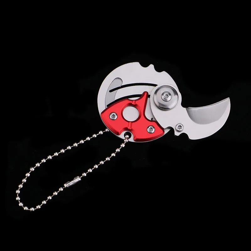 Home Mini Portabel Survival Gantungan Lipat ACCHAMP Pisau Dropship Karambit Terpercaya Membawa Alat USD Dollar Kecil Koin Saku Menggantung untuk United EDC Outdoor States Expression Kunci 9 Home Mini Portabel Survival 9
