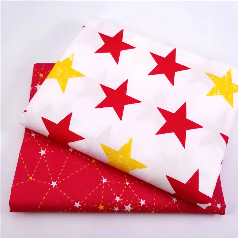 

50x40cm Red Series 100% Cotton Fabric By Meters For Patchwork Quilting Baby Bedding Blanket Sewing Cloth Home Textile Material