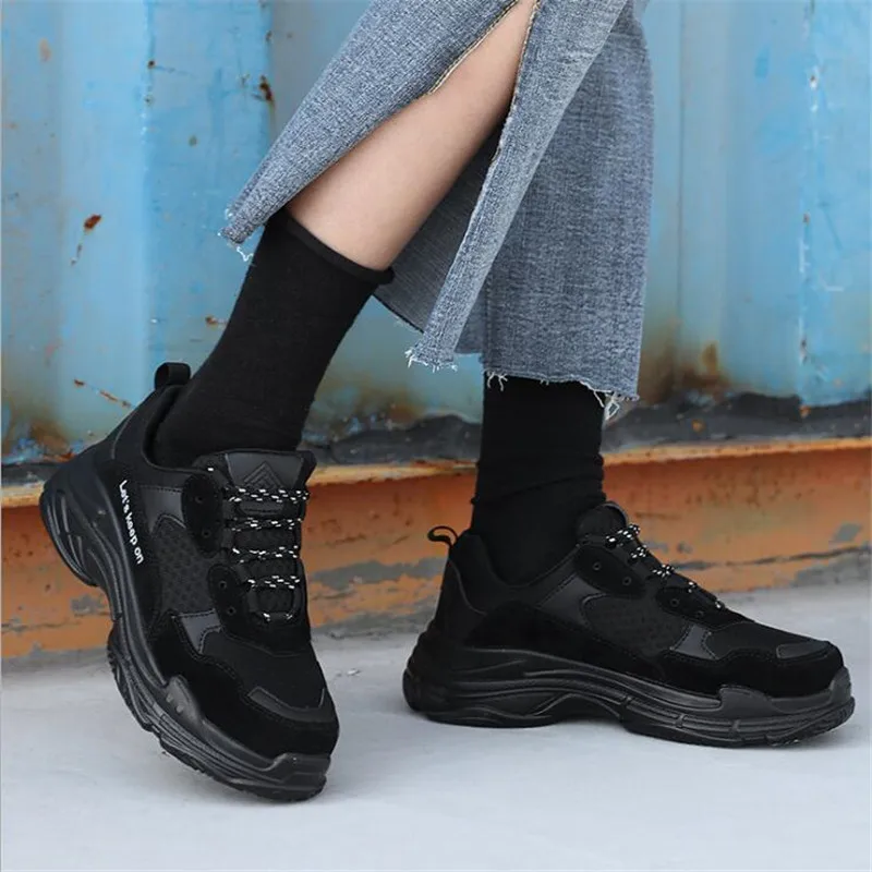

2018 Woman Casual Shoes Couple shoes Comfortable Breathable Mesh Flats Female Platform Sneakers Women Chaussure Femme size 35-40