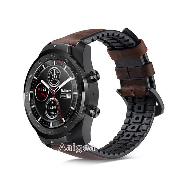 ticwatch pro leather strap