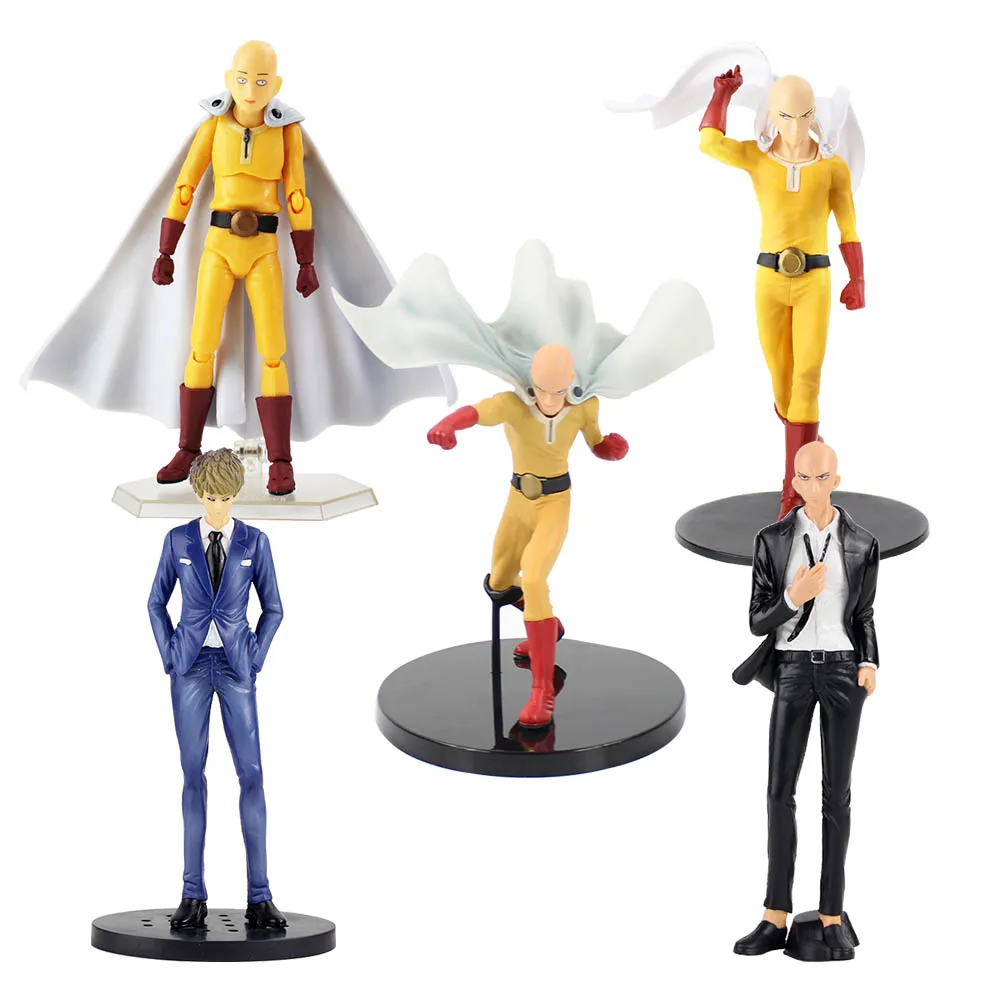 

10cm/25cm ONE PUNCH MAN Saitama Figure Toys Saitama figma 310 575 Genos Nendoroid figure PVC Model Toys