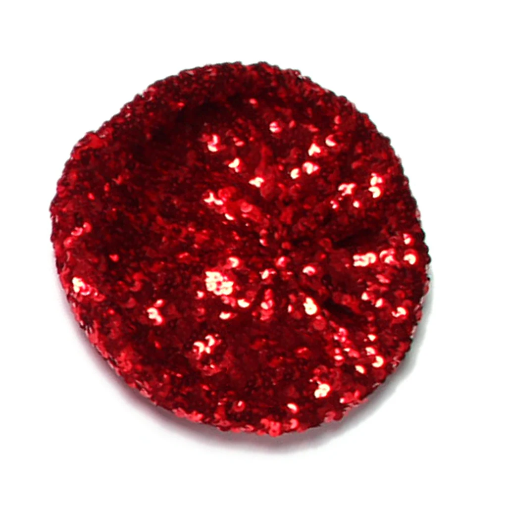 

Autumn Spring Summer Hats Stretch Shining Sequins Berets Women Mix Color Party Show Advertising Caps