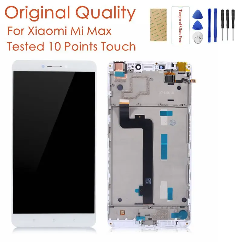 

Original Quality For Xiaomi Mi Max LCD Display + Frame Screen For Mi Max LCD Digitizer Assembly Replacement Repair Spare Parts