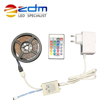 

5M/Roll RGB Warm White Red Green Blue 3528 LED Strip Lighs 300LEDs 60LEDs/M bande LED Flexible diode tape Waterproof