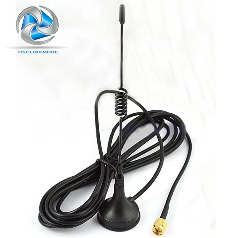5 dbi 433Mhz Antenna SMA Male Connector Straight with base UHF