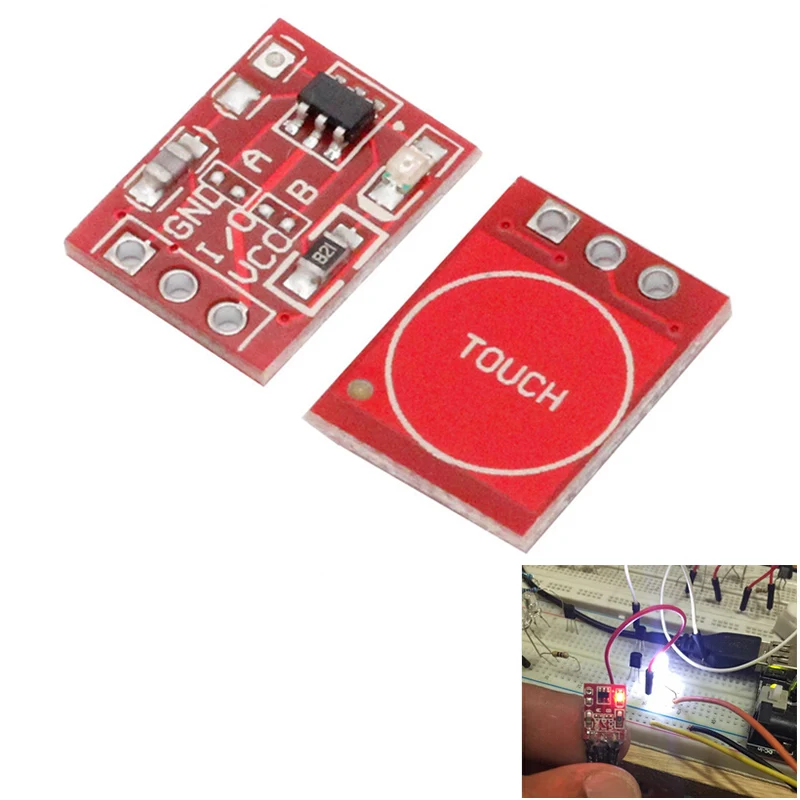 10Pcs TTP223 Touch Key Switch Module Touch Button Capacitive Switches Self-Locking/No-Locking Capacitive Touch Switches 10Pcs TTP223 Touch Key Switch Module Touch Button Capacitive Switches Self-Locking/No-Locking Capacitive Touch Switches