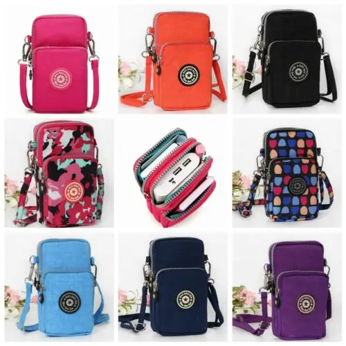 2019 المرأة جديد الهاتف المحمول حقيبة على ظهره حقيبة يد حقيبة كتف سستة محفظة عبر الجسم المحفظة