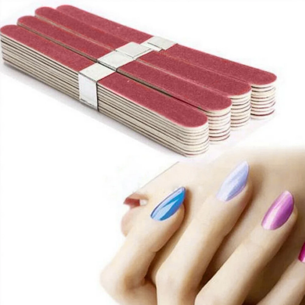 10 PCS Nail Art Sanding Salon Buffer Nail Files Sandpaper Manicure UV