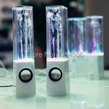 Hot Sale Free Shipping Water Dance Speaker Music Fountain Crystal colorful USB Water Spray Speakers music fountain Russia