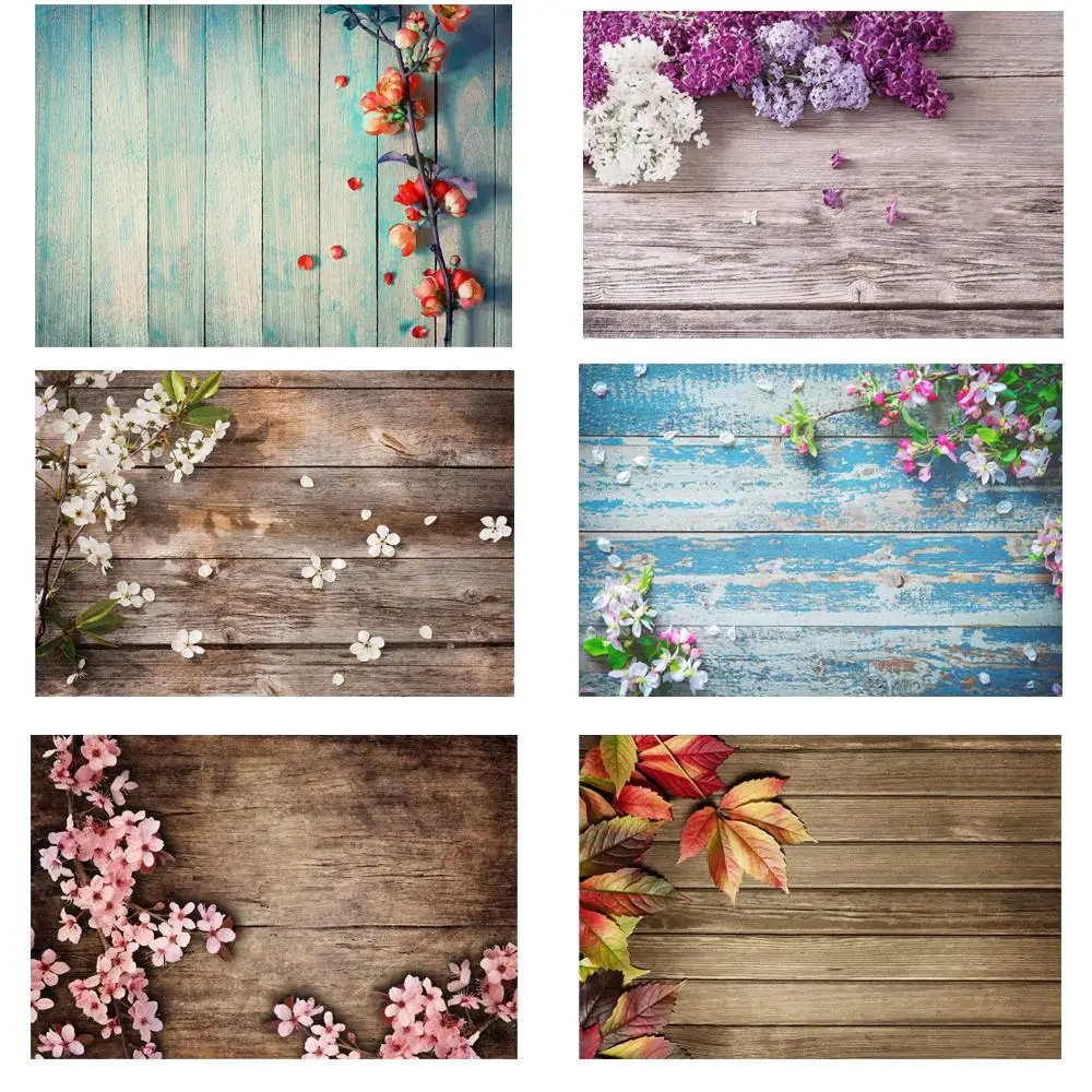 

Small Size Wood Board Photography Backdrop Food Cake Photo Background Studio Photophone Photocall