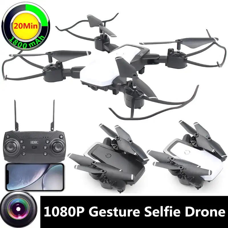 HDRC D8 rc drone helicóptero plegable inalámbrica FPV 0.3MP o cámara de