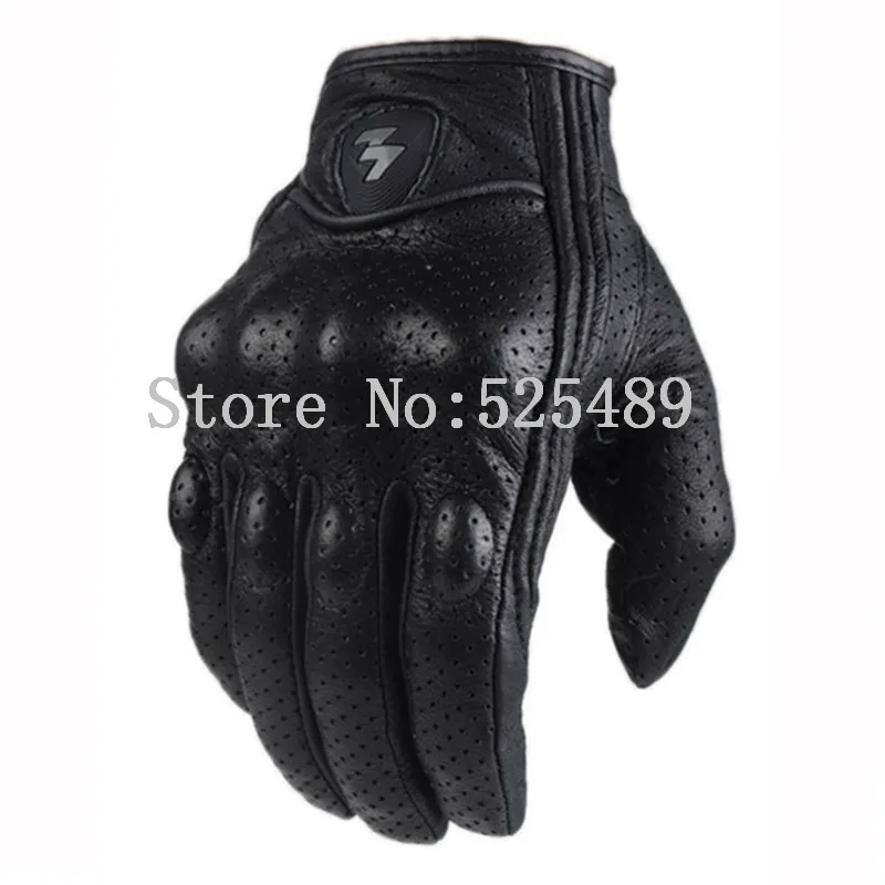 Brand Genuine Leather Motorcycle Ride Gloves motocross Racing font b Protective b font font b Gears